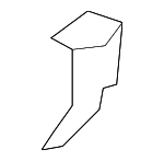 61124TK8A00ZZ - Body: Fender Mtg Bkt for Honda: Odyssey Image