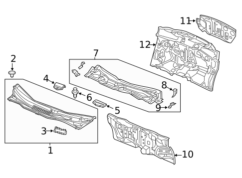 Cowl for 2017 Honda Odyssey #0