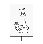 4333039435 - : Suspension Ball Joint (Left, Right, Front, Lower) for Toyota: Avalon, Camry, Sienna, Solara Image