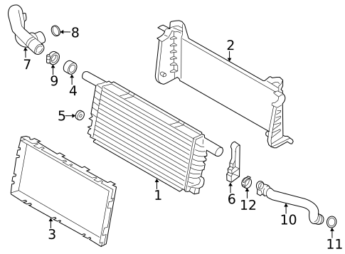 Radiator & Components for 2019 Porsche 911 #2