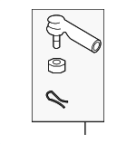 E8C207S02PNW - Steering: Value Advantageâ„¢ SOCKET ASSY-TIE ROD OUTER RH for Nissan: Armada, Pathfinder Armada, TITAN Image