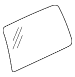 19167932 - Body: Glass for Buick: Terraza | Chevrolet: Uplander | Pontiac: Montana | Saturn: Relay Image