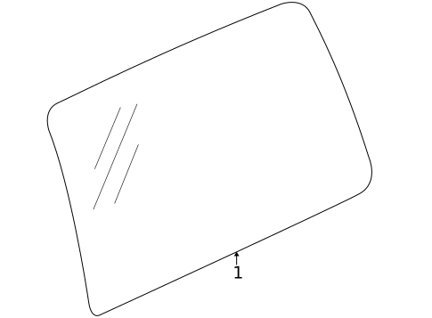 Glass - Side Door for 2006 Pontiac Montana #0