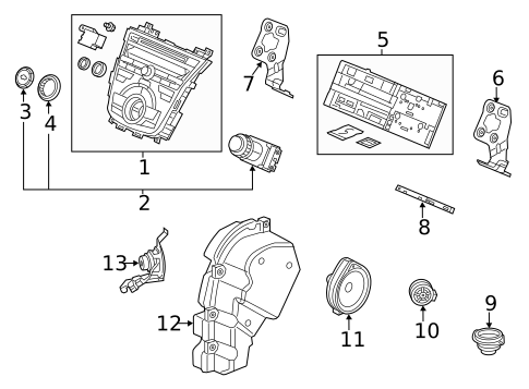 Navigation System for 2014 Acura RDX #1