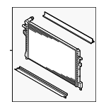 5Q0121251HS - Cooling System: Inter-cooler for Volkswagen: Golf, Golf SportWagen, Jetta Image