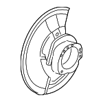 34106895050 - Brakes: Splash Shield for BMW: X5, X6 Image