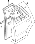 8970456294 - : Door Shell for Isuzu Image