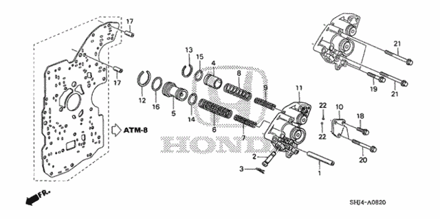 AT Accumulator Body (-'06) for 2005 Honda Odyssey #0