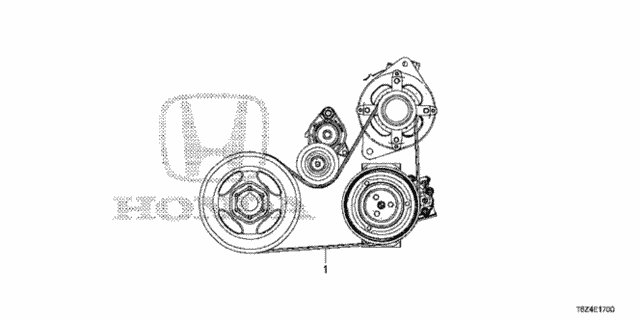 Alternator Belt for 2019 Honda Ridgeline #0