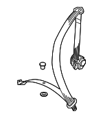 8V7857805AV04 - : Seat Belt Assembly for Audi: A3, A3 Quattro, S3 Image