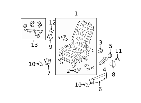 Tracks & Components for 2014 Honda Pilot #3