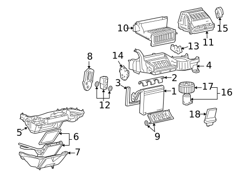 A/C Flow Restrictors for 2009 Pontiac G6 #1