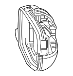 76203TG7A02 - Body: Mirror Housing for Honda: Passport, Pilot, Ridgeline Image