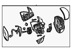 76250TG7A71ZB - : Mirror Assembly for Honda: Pilot Image