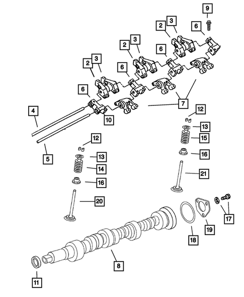 Camshafts & Valves for 2007 Dodge Charger #0