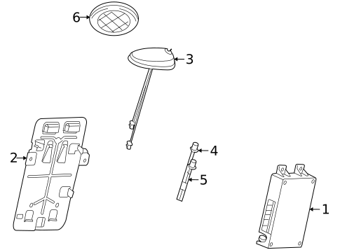 Navigation System Components for 2007 Saturn Vue #0