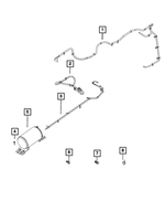 68349608AB - Rear Suspension: Air Line Assembly for Ram: 2500, 3500 Image