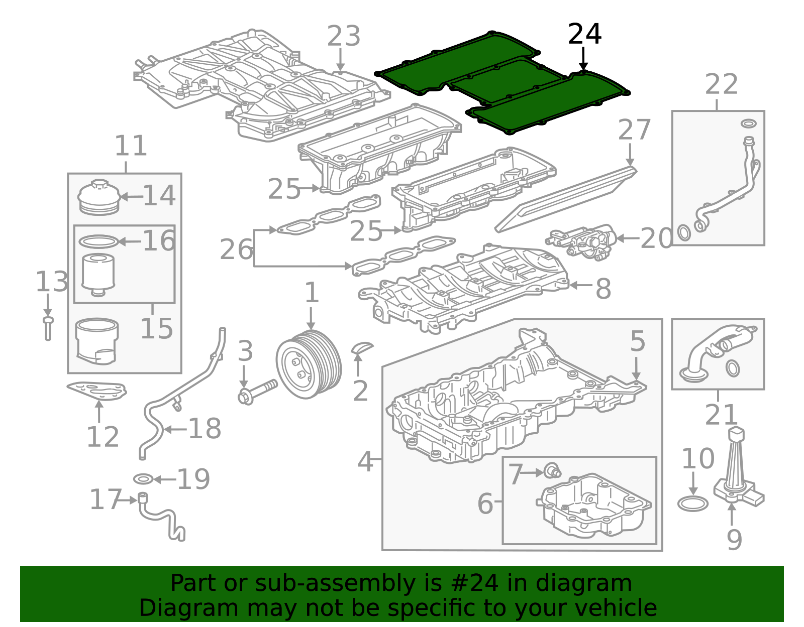 2013-2023 Jaguar Manifold Gasket C2Z17248 | OEM Parts Online
