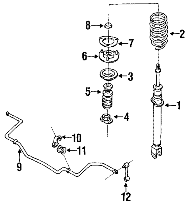 H43034700C - : Shock Absorber for Mazda Image