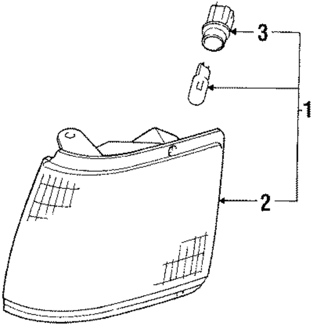 B617030R00 - : Park Lamp for Nissan Image