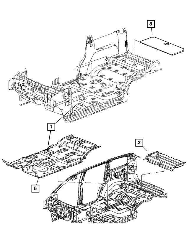 « 5KQ13XDHAC – Interior Trim : Plancher Carpette pour Mopar Image »