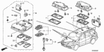 34760S3VA01 - Electrical/Exhaust/Heater/Fuel: Light Assembly, Foot for Acura: MDX, TL Image