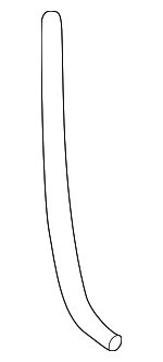 9935714999 - Body: Drain Hose for Mazda: Miata, MX-5 Miata Image