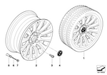 36116783628 - : Wheel, Alloy for BMW Image