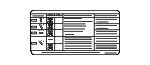 99075EA36A - Body: Info Label for Nissan: Frontier, Pathfinder, Xterra Image