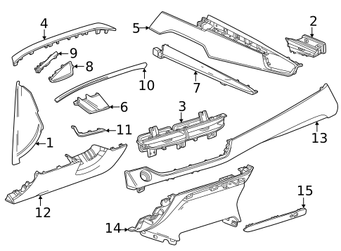 Instrument Panel Components for 2026 Buick Enclave #0
