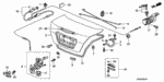 74872SDAA20ZZ - : Spring, L Trunk Opener for Honda Image