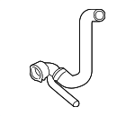 8W0122055CM - Cooling System: Lower Hose for Audi: S4, S5, S5 Sportback Image