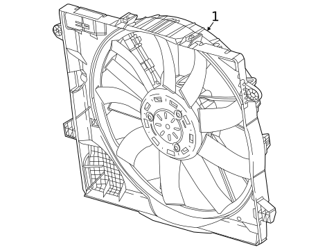 Cooling Fan for 2025 Jeep Wrangler #0