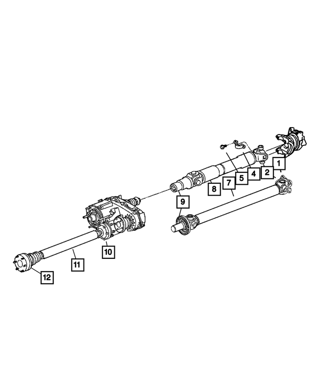 5015694AA - Propeller Shafts and U-Joints: U-joint Kit, Front Or Rear for Jeep: Cherokee, Grand Cherokee, Liberty, Wrangler Image