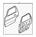 YL8Z7824630AA - Body: Door Shell for Ford: Escape | Mercury: Mariner Image