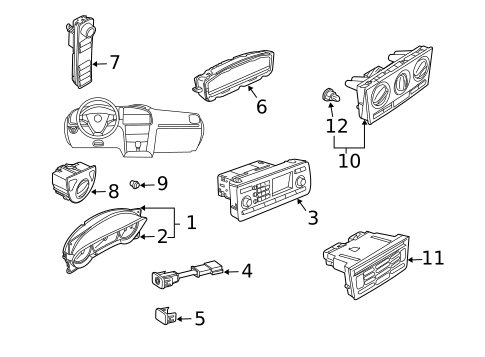 Driver Information Center for 2008 Saab 9-3 #0
