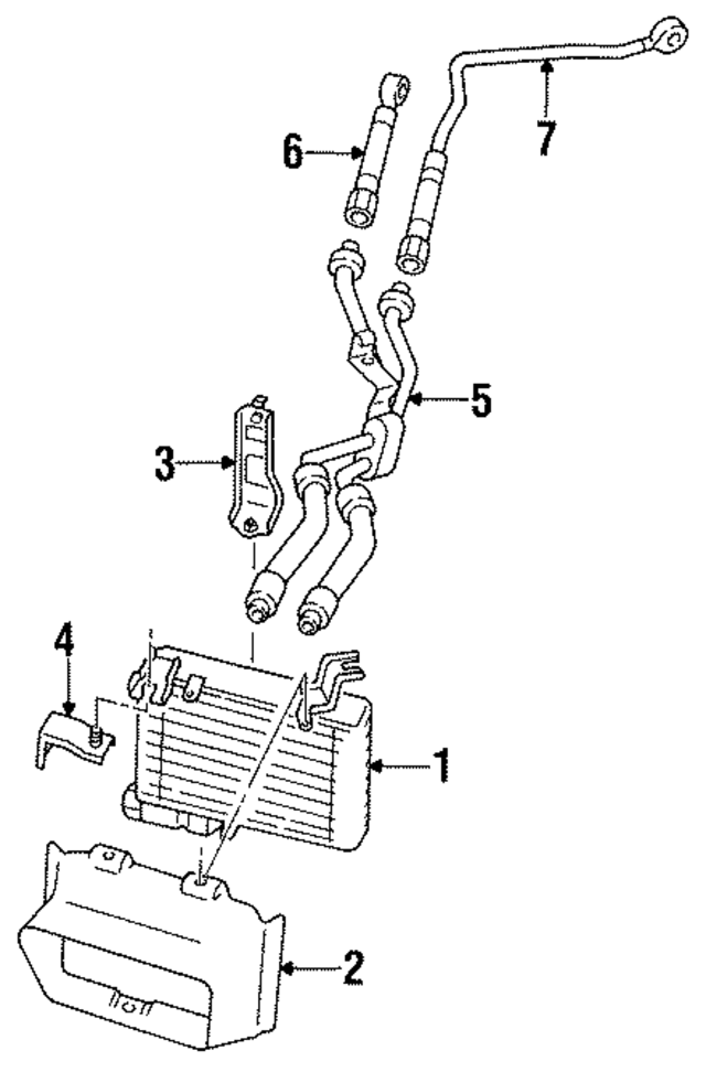 N3A114700B - : Oil Cooler for Mazda Image