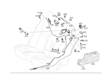 2218003415 - Vacuum System/Hydraulic System: Line for Mercedes-Benz Image