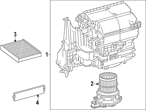 Blower Motor & Fan for 2025 Toyota Prius #0