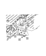 4643318 - Engine Mounting: Transmission Mount for Mopar Image