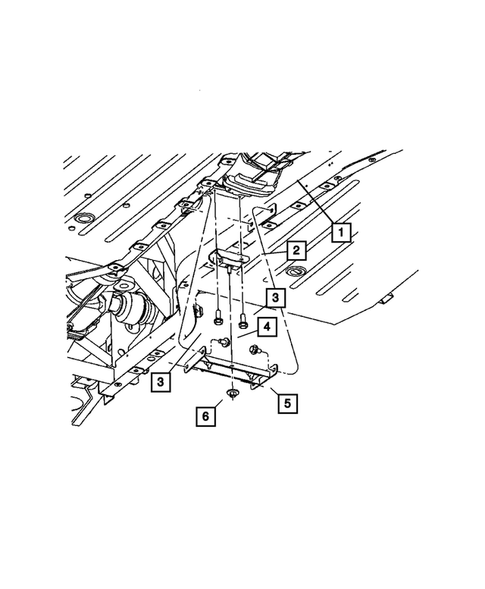 Engine Mounting for 2006 Dodge Viper #1