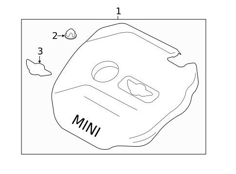 Engine Appearance Cover for 2020 Mini Cooper #0