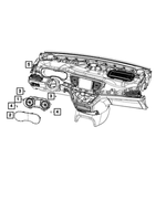 68227904AF - : Instrument Panel Cluster for Chrysler: Pacifica Image