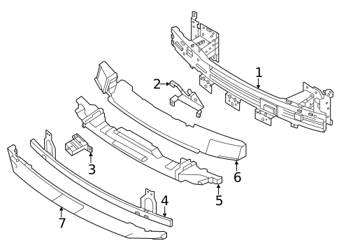 Bumper & Components - Front for 2023 Nissan ARIYA #2