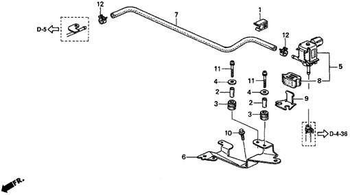Purge Control Solenoid Valve for 1997 Acura TL #0