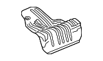 74655TBAA00 - Exhaust: Heat Deflector for Honda: Civic, Insight Image