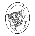 LR167871 - Body: Steering Wheel for Land Rover: Range Rover Image
