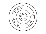 28111SJ000 - : Wheel, Steel for Subaru: Forester Image