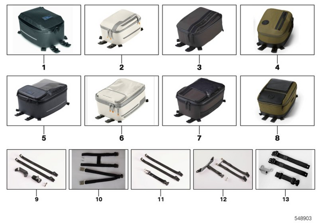 77455B34CA5 - : Connection Tank Bag for BMW-Motorrad Image