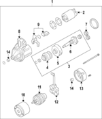 1810A391 - : Drive End Housing for Mitsubishi: Lancer, Outlander Sport Image